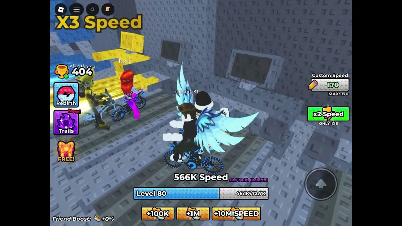 Speed bike escape. Roblox 2026